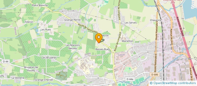 localisation de l'entreprise MONSIEUR CHRISTOPHE EMERY  SAIN-BEL