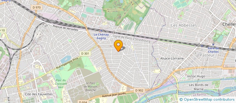 localisation de l'entreprise MONSIEUR CHRISTOPHE EMION  GAGNY