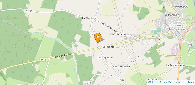 localisation de l'entreprise MONSIEUR CHRISTOPHE ENGEL à SAINT-SAUVEUR-LE-VICOMTE