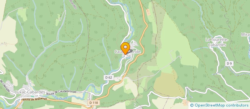 localisation de l'entreprise MONSIEUR CHRISTOPHE EPPE  CAUDEBRONDE