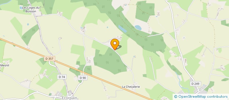 localisation de l'entreprise MONSIEUR CHRISTOPHE ERB  MONTAILLE