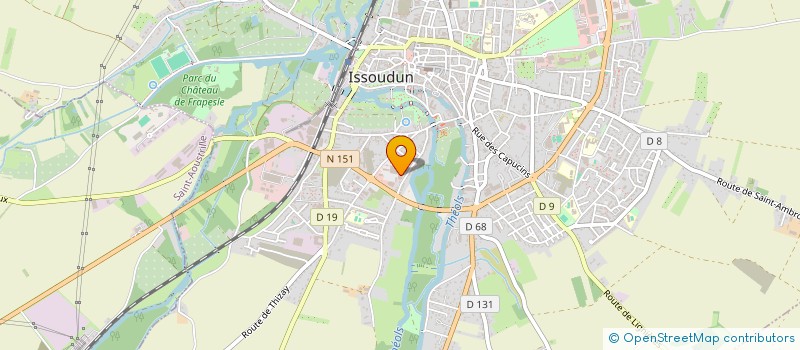 localisation de l'entreprise MONSIEUR CHRISTOPHE ERDEVEN  ISSOUDUN
