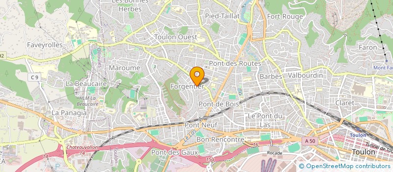 localisation de l'entreprise MONSIEUR CHRISTOPHE ERDT à TOULON