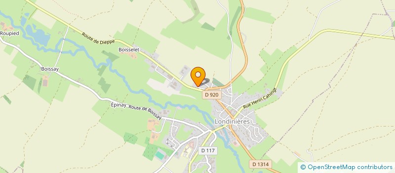 localisation de l'entreprise MONSIEUR CHRISTOPHE ERIC GUIGNON  LONDINIERES