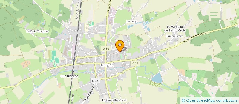 localisation de l'entreprise MONSIEUR CHRISTOPHE ERIC NOURRI  MAYET