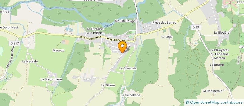 localisation de l'entreprise MONSIEUR CHRISTOPHE ERMISSE  LA CHAPELLE-AUX-NAUX