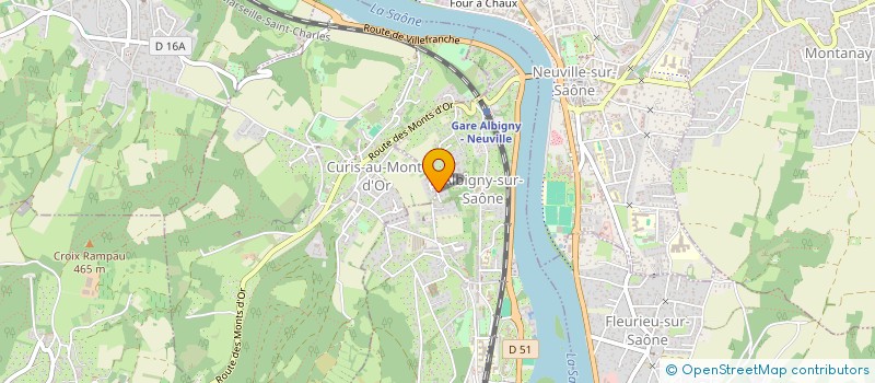 localisation de l'entreprise MONSIEUR CHRISTOPHE ESCANDELL  ALBIGNY-SUR-SAONE