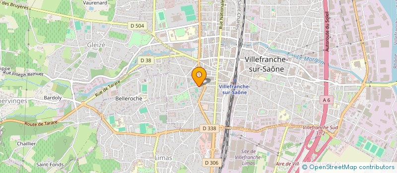 localisation de l'entreprise MONSIEUR CHRISTOPHE ESCOUDE  VILLEFRANCHE-SUR-SAONE