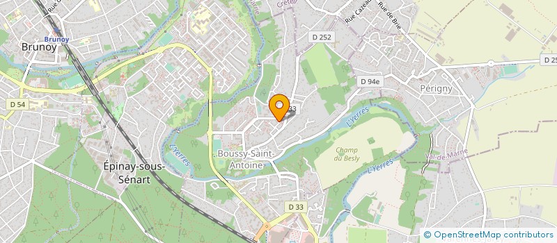 localisation de l'entreprise MONSIEUR CHRISTOPHE ESCRIHUELA  BOUSSY-SAINT-ANTOINE