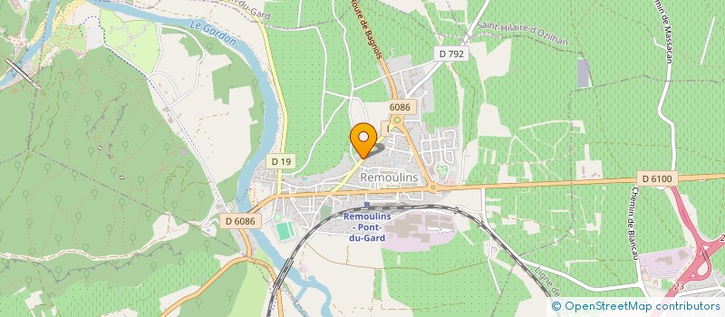 localisation de l'entreprise MONSIEUR CHRISTOPHE ESCUDERO  REMOULINS