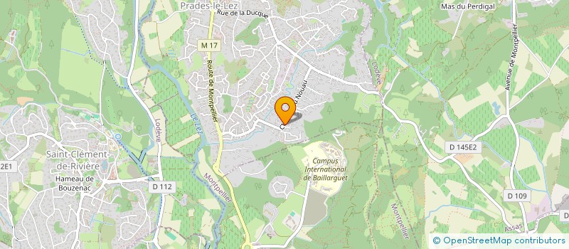 localisation de l'entreprise MONSIEUR CHRISTOPHE ESPINASSE à PRADES-LE-LEZ
