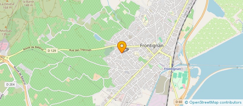 localisation de l'entreprise MONSIEUR CHRISTOPHE ESPINOZA à FRONTIGNAN