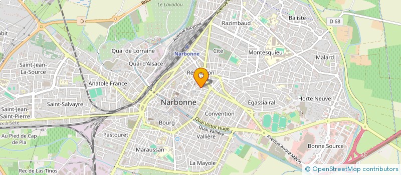 localisation de l'entreprise MONSIEUR CHRISTOPHE ESTEVE à NARBONNE