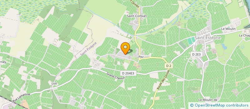 localisation de l'entreprise MONSIEUR CHRISTOPHE ESTRADE  SAINT-ESTEPHE