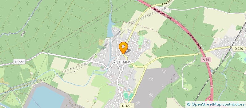 localisation de l'entreprise MONSIEUR CHRISTOPHE ETIENNE  DAMPARIS