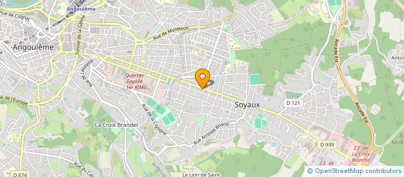 localisation de l'entreprise MONSIEUR CHRISTOPHE EURIEULT à SOYAUX