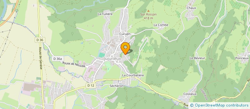 localisation de l'entreprise MONSIEUR CHRISTOPHE EUSEBE  JUJURIEUX