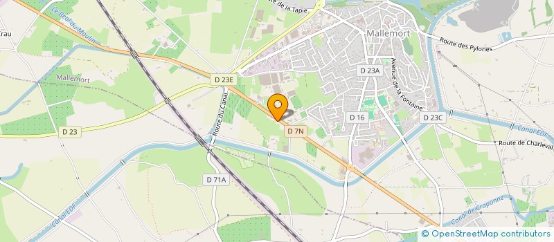 localisation de l'entreprise MONSIEUR CHRISTOPHE EXPOSITO  MALLEMORT