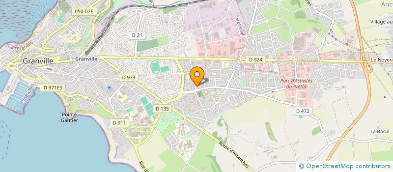 localisation de l'entreprise MONSIEUR CHRISTOPHE FABRE  GRANVILLE