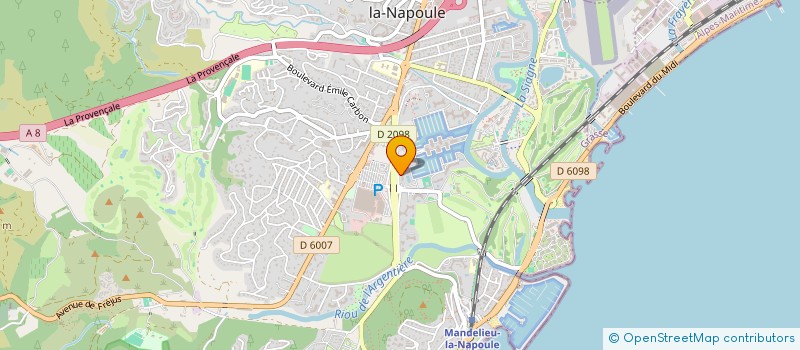 localisation de l'entreprise MONSIEUR CHRISTOPHE FABRITIUS  MANDELIEU-LA-NAPOULE