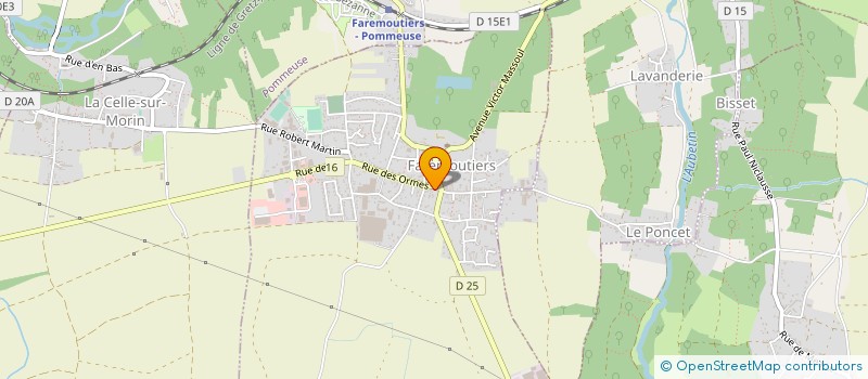 localisation de l'entreprise MONSIEUR CHRISTOPHE FAHY  FAREMOUTIERS