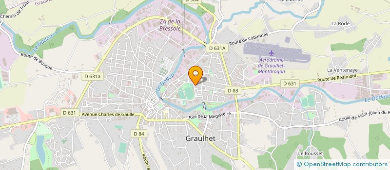 localisation de l'entreprise MONSIEUR CHRISTOPHE FAIVRE à GRAULHET