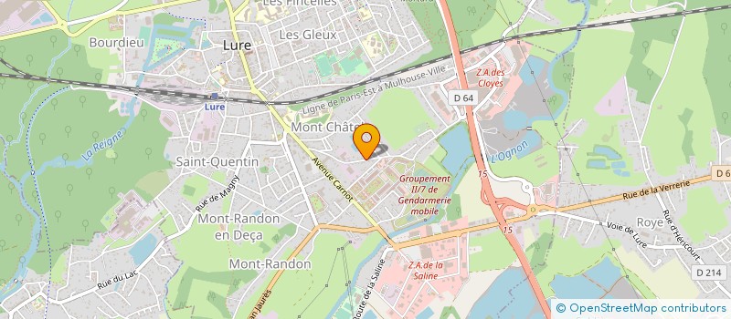 localisation de l'entreprise MONSIEUR CHRISTOPHE FALZON  LURE