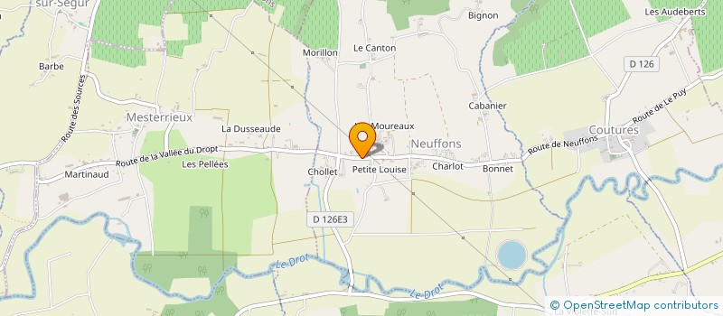 localisation de l'entreprise MONSIEUR CHRISTOPHE FANEUIL  NEUFFONS