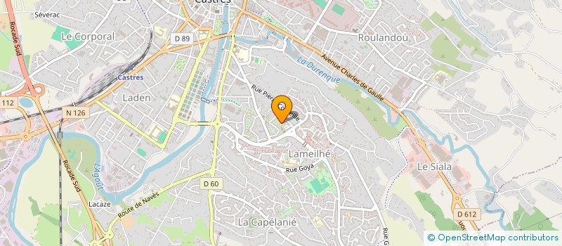 localisation de l'entreprise MONSIEUR CHRISTOPHE FARAL  CASTRES