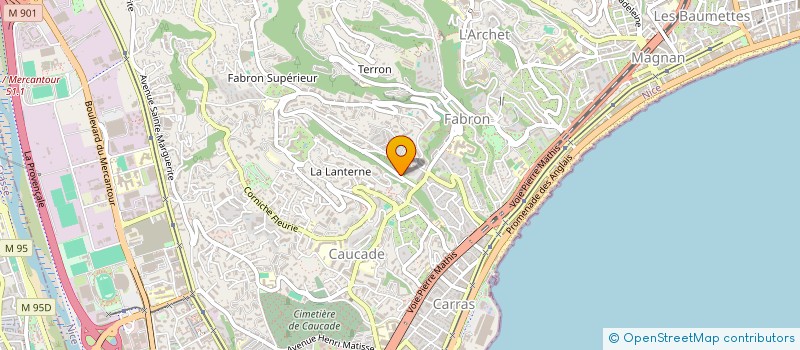 localisation de l'entreprise MONSIEUR CHRISTOPHE FARAUT à NICE