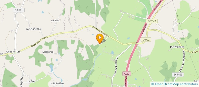 localisation de l'entreprise MONSIEUR CHRISTOPHE FARGETAS  SAINT-YBARD