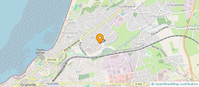 localisation de l'entreprise MONSIEUR CHRISTOPHE FARION  DONVILLE-LES-BAINS