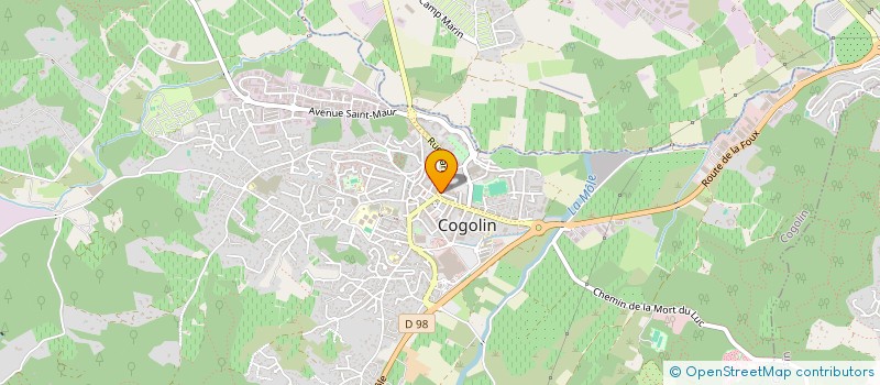 localisation de l'entreprise MONSIEUR CHRISTOPHE FARNET  COGOLIN