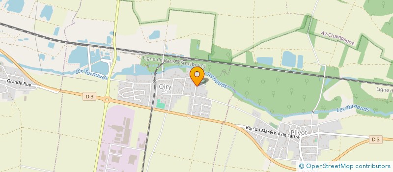 localisation de l'entreprise MONSIEUR CHRISTOPHE FAROUX  OIRY