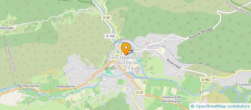 localisation de l'entreprise MONSIEUR CHRISTOPHE FASONE  SAINT-HIPPOLYTE-DU-FORT