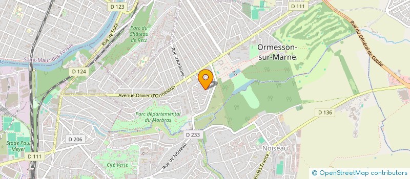 localisation de l'entreprise MONSIEUR CHRISTOPHE FAUGERAS à ORMESSON-SUR-MARNE