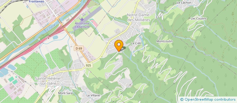 localisation de l'entreprise MONSIEUR CHRISTOPHE FAURE  NOTRE-DAME-DES-MILLIERES