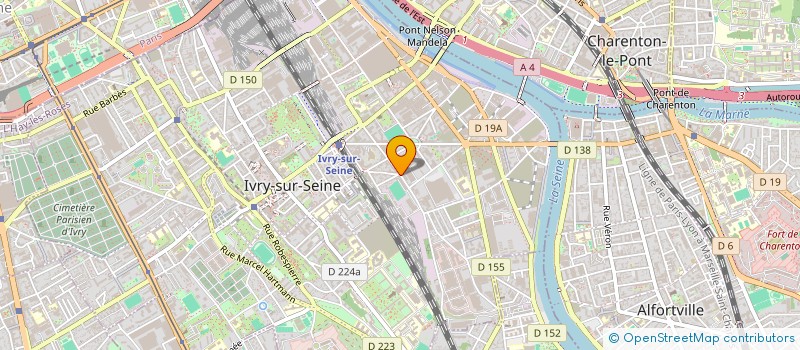 localisation de l'entreprise MONSIEUR CHRISTOPHE FAURE  IVRY-SUR-SEINE