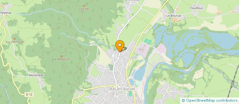 localisation de l'entreprise MONSIEUR CHRISTOPHE FAURE  BAS-EN-BASSET