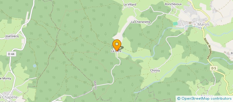 localisation de l'entreprise MONSIEUR CHRISTOPHE FAURE  MAROLS