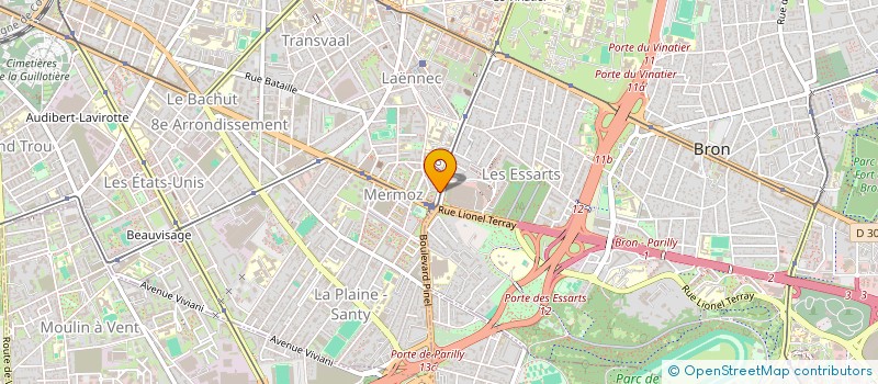 localisation de l'entreprise MONSIEUR CHRISTOPHE FAURE  LYON