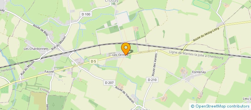 localisation de l'entreprise MONSIEUR CHRISTOPHE FAUVEL  CAMPIGNY