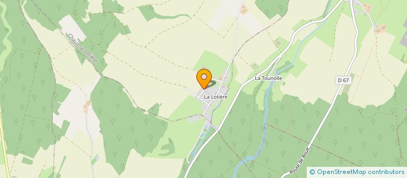 localisation de l'entreprise MONSIEUR CHRISTOPHE FAVRET  CHAUX-LA-LOTIERE