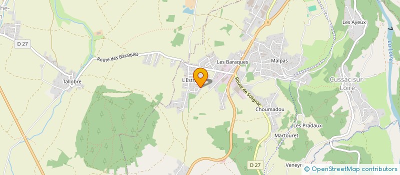 localisation de l'entreprise MONSIEUR CHRISTOPHE FAYARD à CUSSAC-SUR-LOIRE