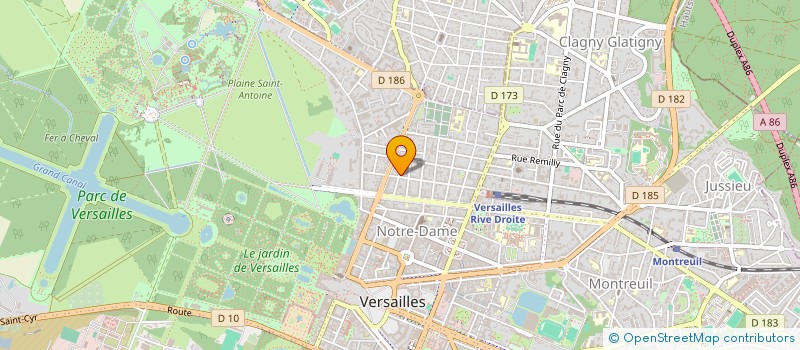 localisation de l'entreprise MONSIEUR CHRISTOPHE FEDOROWSKY à VERSAILLES