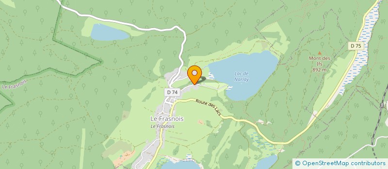 localisation de l'entreprise MONSIEUR CHRISTOPHE FELIX  LE FRASNOIS