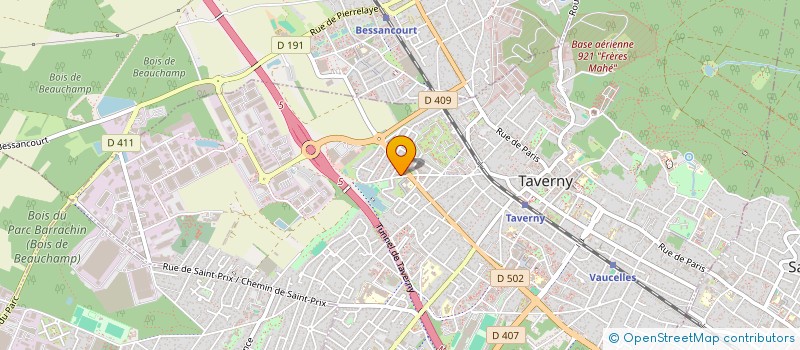 localisation de l'entreprise MONSIEUR CHRISTOPHE FELIX  TAVERNY