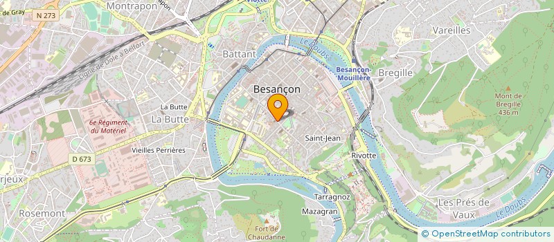 localisation de l'entreprise MONSIEUR CHRISTOPHE FENON à BESANCON