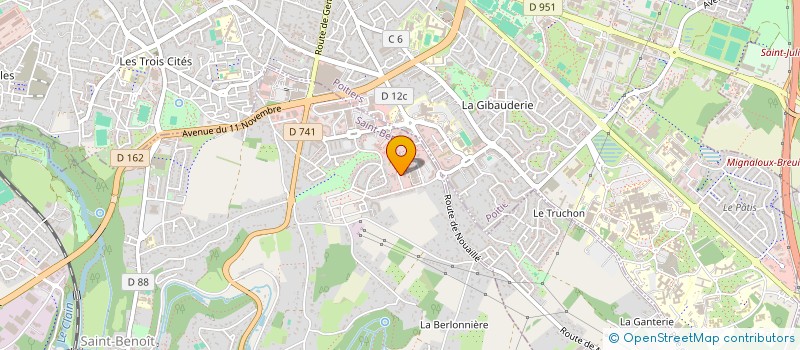 localisation de l'entreprise MONSIEUR CHRISTOPHE FERDOUEL à SAINT-BENOIT