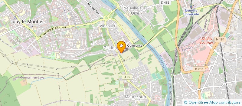 localisation de l'entreprise MONSIEUR CHRISTOPHE FERNANDES  SAINT-PANDELON